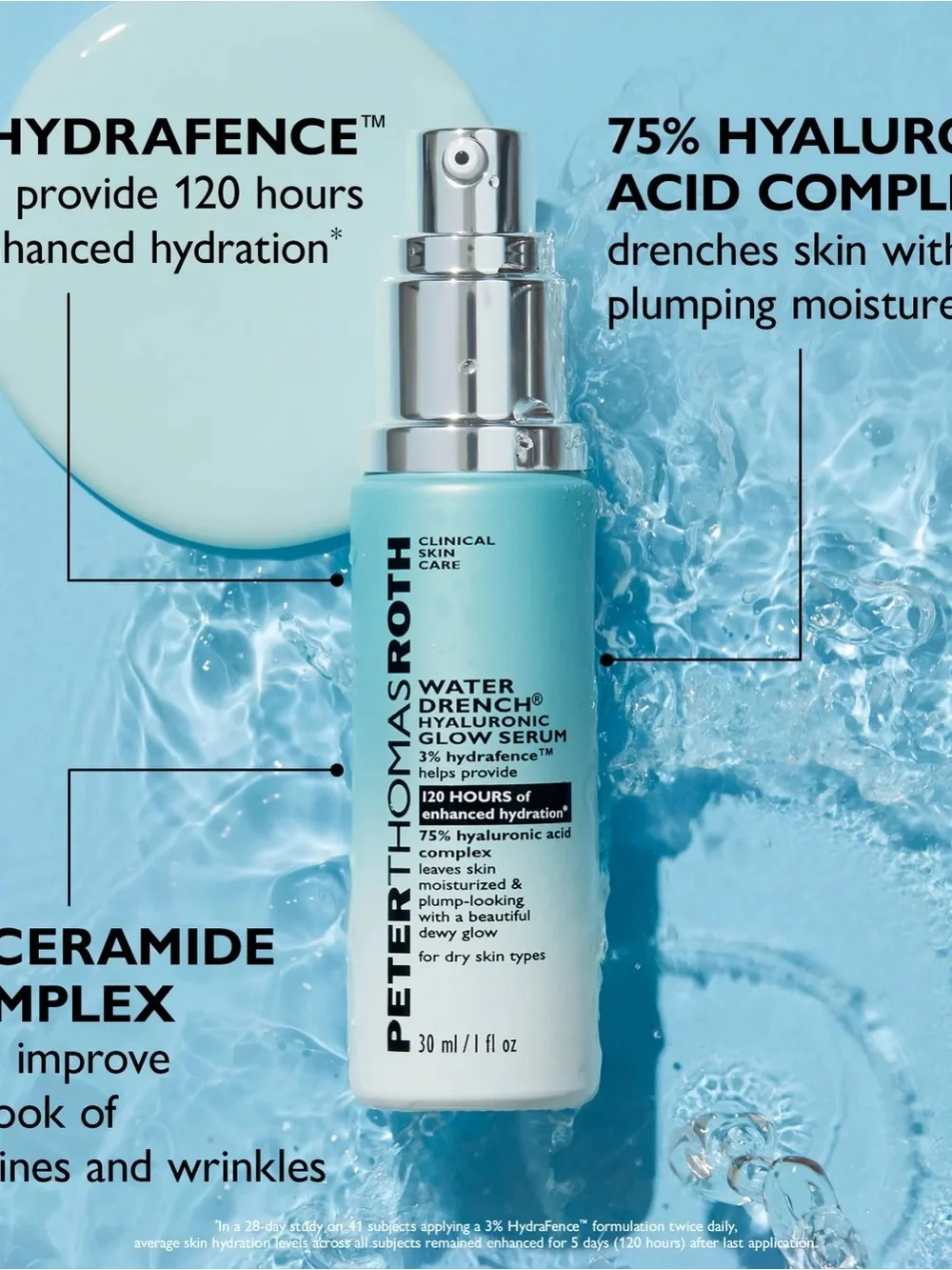 Peter Thomas Roth Water Drench Hyaluronic Liquid Gel Cloud Serum - Mini 15 mL